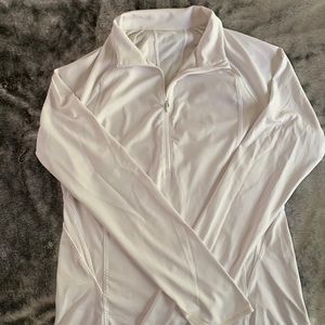 Athleta White Quarter Zip Jacket. Size Small. Good condition.